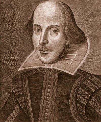 صورة ويليام شكسبير ، نقشها مارتن درويشوت (c.1560-c.1642) ، 1623 بواسطة المدرسة الإنجليزية المدرسة الإنجليزية