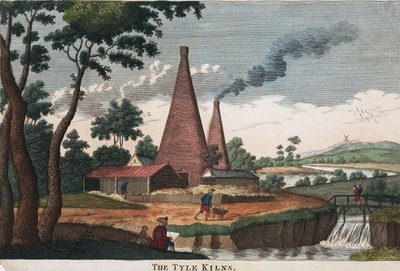 أفران تيل ، 1780-1830 (النقش اليدوي) بواسطة المدرسة الإنجليزية المدرسة الإنجليزية