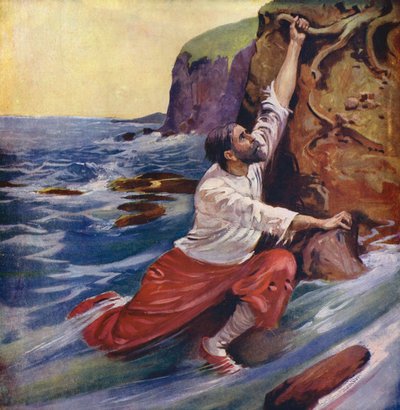 هروب السندباد (طباعة حجرية ملونة) بواسطة إينوك وارد