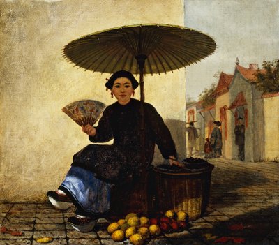 بائع الفاكهة ، 1862 بواسطة اينوك وود بيري