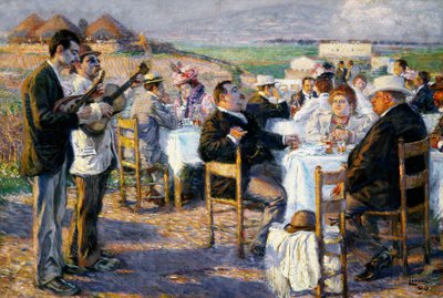 سمين ورقيق (1899 ، زيت على قماش) بواسطة إنريكو ديلا ليون