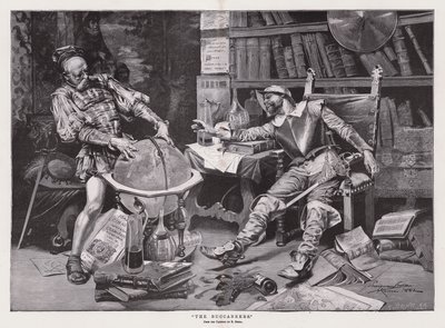 "The Buccaneers" (engraving) بواسطة إنريكي سيرا