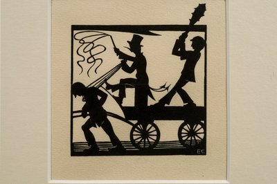 الماشية التي يقودها البكم بواسطة Eric Gill