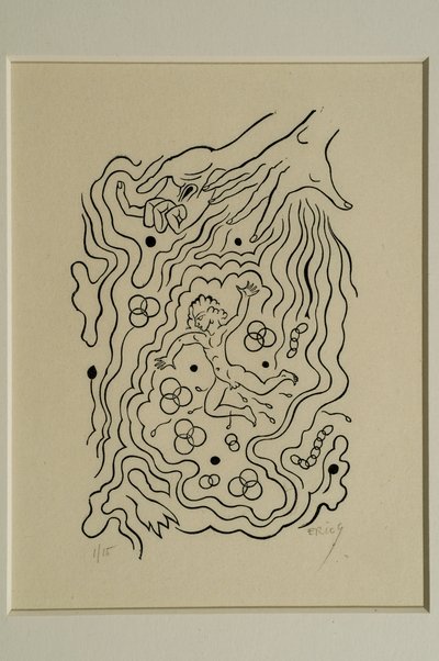 أنا عالم صغير (نقش خشبي) بواسطة إريك جيل