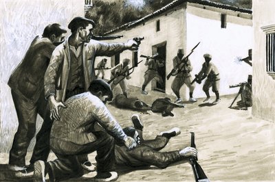 جنود الحرب الأهلية الإسبانية بواسطة اريك باركر