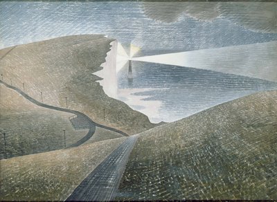 رأس الشاطئ ، 1939 (ألوان مائية) بواسطة Eric Ravilious