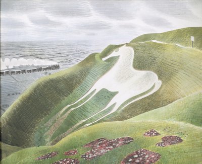 حصان ويستبري بواسطة Eric Ravilious