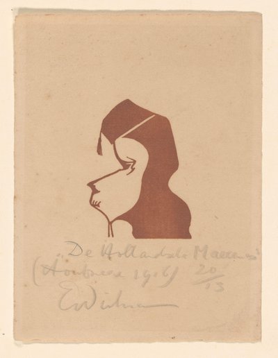 The Hollandsche Maecenas (العنوان الأصلي على الكائن) بواسطة إريك ويتشمان (توقيع الفنان)