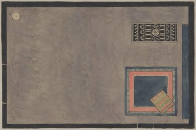 منظر داخلي لمعرض باريس 1925 ، بالسجاد ، 1824. بواسطة إريك جونار أسبلوند