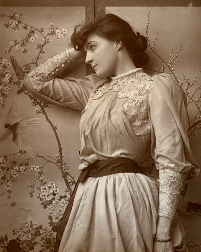كورا أوركوهارت براون بوتر ، الممثلة الأمريكية ، 1887 بواسطة Ernest Barraud