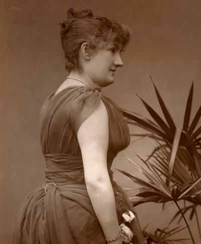 ملكة جمال إديث وودورث ، ممثلة بريطانية ، 1888 بواسطة Ernest Barraud