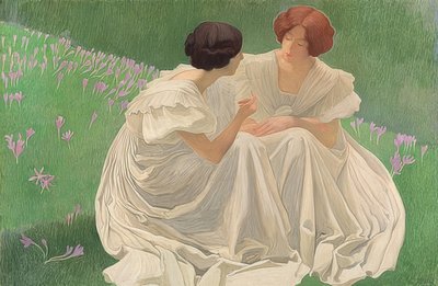 البيض (Les Deux Blanches). 1898 بواسطة إرنست بيلير