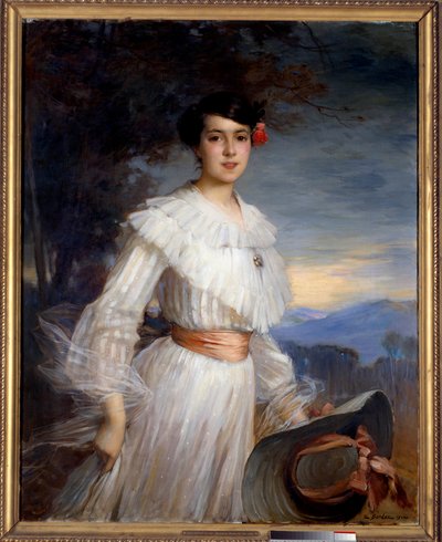 صورة مادلين ريكلس. اللوحة التي رسمها إرنست بوردس (1852-1914) بواسطة إرنست بورديس