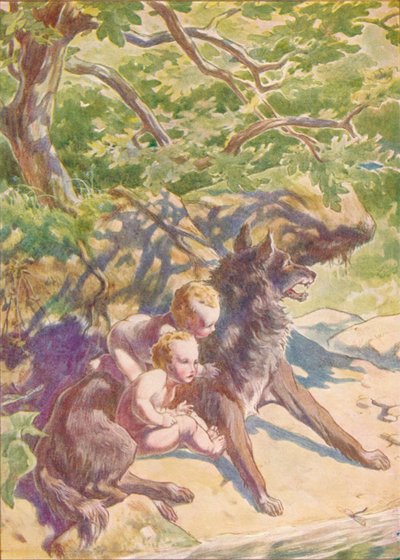 إلى النهر في الوقت الحاضر جاءت ذئب للشرب ، c1912 1912 بواسطة إرنست دادلي هيث