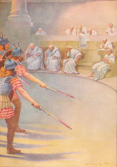 جلس على كرسي من العاج ، وجلس عددًا من كبار السن الغريبة الموقرين ، c1912 1912 بواسطة إرنست دادلي هيث