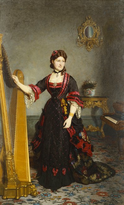 صورة لسيدة ، 1877 بواسطة إرنست جوستاف جيراردوت