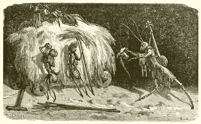 النمل والجندب بواسطة Ernest Henry Griset