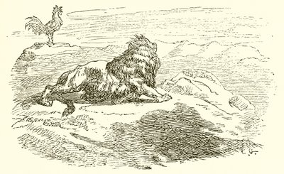 الأسد والفيل بواسطة Ernest Henry Griset