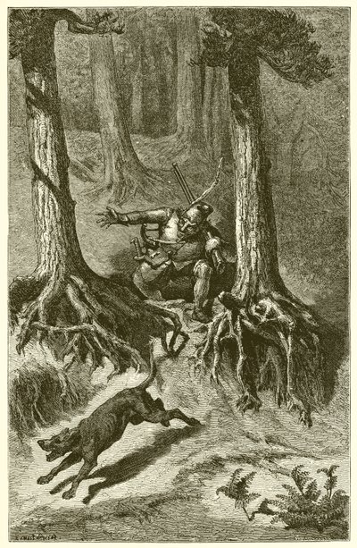 كلب الصيد القديم بواسطة Ernest Henry Griset