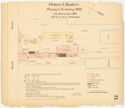 المسح العام Hexamer. المجلد 1 ، اللوحة 21 ، 1866 (نقش يدوي) بواسطة إرنست هيكسامير