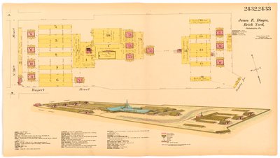 المسح العام Hexamer. المجلد 25 ، اللوحة 2432-2433 ، 1891 (النقش اليدوي) بواسطة إرنست هيكسامير