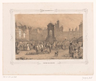 منظر لـ Fontaine des Innocents في باريس Fontaine des innocents (العنوان على الكائن) بواسطة أوبيرت وسي.