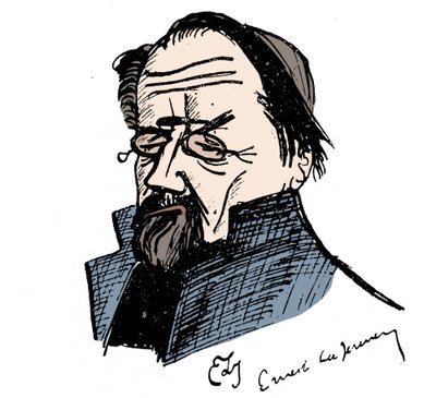 صورة لإميل زولا (1840-1902) بواسطة إرنست لا جونيس (1874-1917). بواسطة إرنست لا جونيس