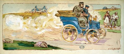 باريس بوردو: السيد Levassor على 4 CV Panhard & Levassor بواسطة إرنست مونتوت
