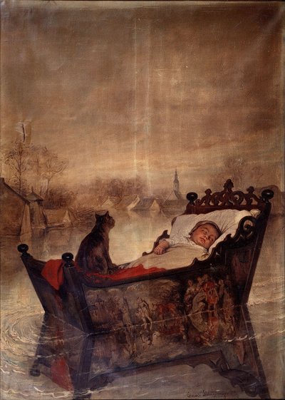 الهولندية  دي أوفرسترومينج الفيضانات بواسطة إرنست سلينجينير