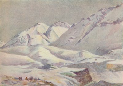 جبال الأنديز ، 1916 بواسطة إرنست وليام عيد الميلاد