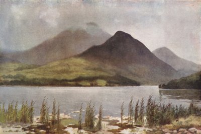 بحيرة باسنثويت و Skiddaw (لون ليثو) بواسطة إرنست ويليام هاسلهوست