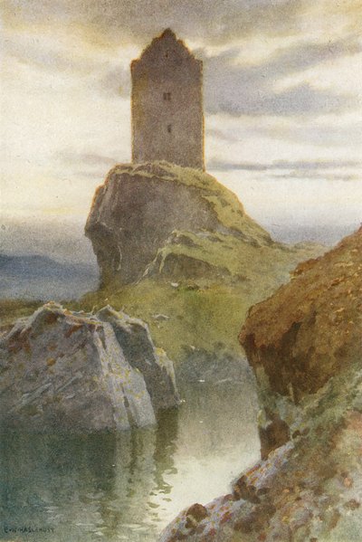 برج Smailholm (حجر ملون) بواسطة إرنست ويليام هاسلهوست