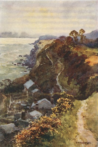 Steephill Cove (لون ليثو) بواسطة إرنست ويليام هاسلهوست