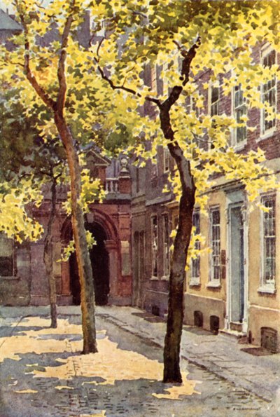 مكان خزانة الملابس ، Blackfriars (لون ليثو) بواسطة إرنست ويليام هاسلهوست
