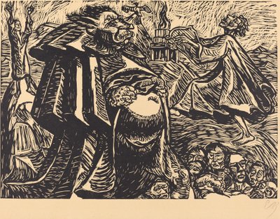 الله بطن ، 1921. بواسطة إرنست بارلاخ