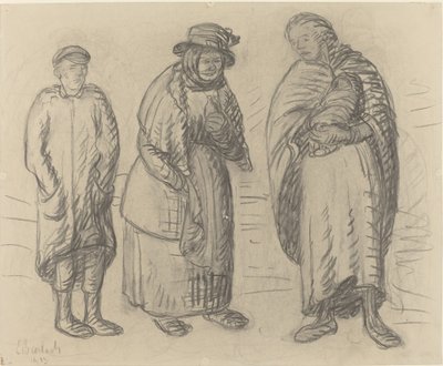 ثلاثة أرقام ، 1913. بواسطة إرنست بارلاخ