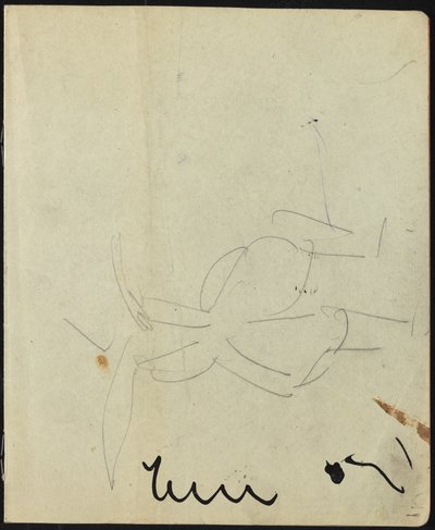صفحة الراقصين وفناني الأداء من كراسة الرسم ، ج. 1911. بواسطة إرنست لودفيج كيرشنر
