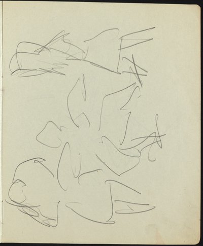 صفحة الراقصين وفناني الأداء من كراسة الرسم ، ج. 1911. بواسطة إرنست لودفيج كيرشنر