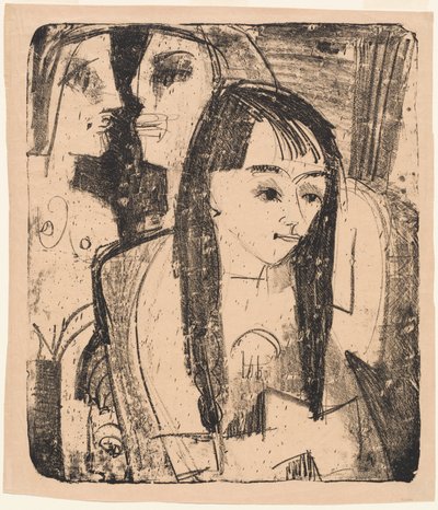 صورة لفتاة ، 1921. بواسطة إرنست لودفيج كيرشنر
