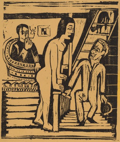الزيارة 1923. بواسطة إرنست لودفيج كيرشنر