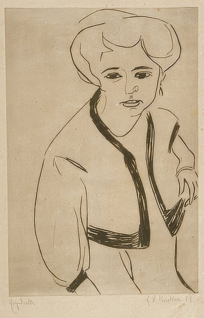 دودو. 1909 بواسطة إرنست لودفيج كيرشنر