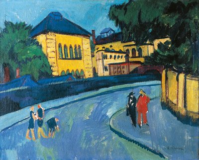 Dresden, Friedrichstadt بواسطة إرنست لودفيج كيرشنر