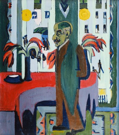 ماكس ليبرمان في مرسمه ؛ ماكس ليبرمان في مرسمه ، 1926 بواسطة إرنست لودفيج كيرشنر