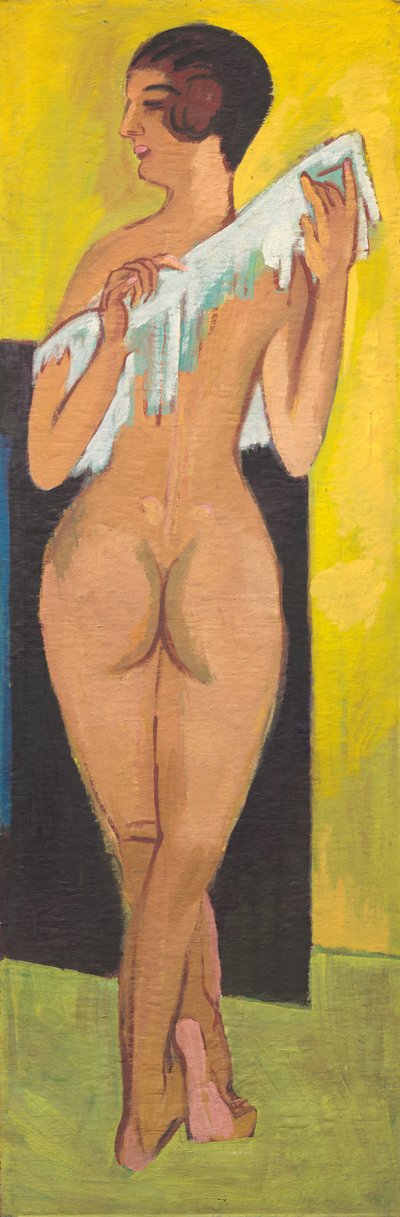 شكل عاري [عكس] بواسطة Ernst Ludwig Kirchner