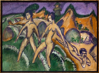 فوق البحر. لوحة رسمها إرنست لودفيج كيرشنر (1880-1938) ، زيت على قماش بواسطة إرنست لودفيج كيرشنر