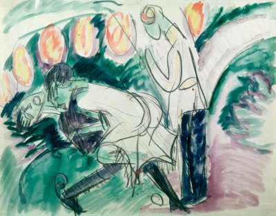 Pantomime III بواسطة إرنست لودفيج كيرشنر