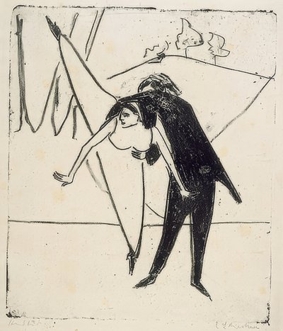 مقص (عمل رقص). 1910 بواسطة إرنست لودفيج كيرشنر
