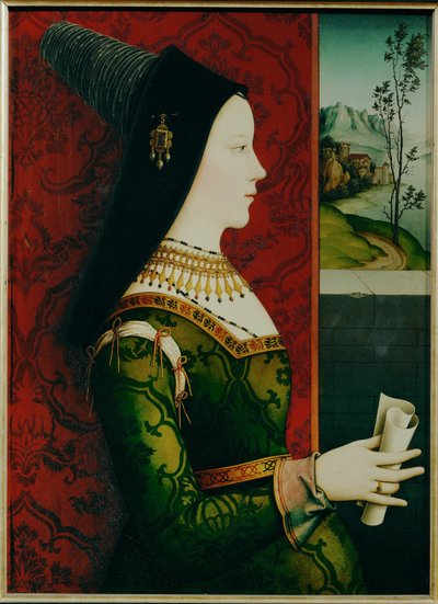 ماري دي بورغون (لوحة على الخشب) بواسطة ارنست رسام