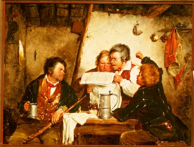 The Ryans and Dwyers ، رجال مكلومون ، 1856 بواسطة إرسكين نيكول