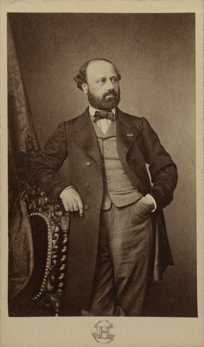 صورة للمؤلف فرانسوا بازين 1816-1878 ، حوالي 1760. بواسطة اروين هانفستاينجل